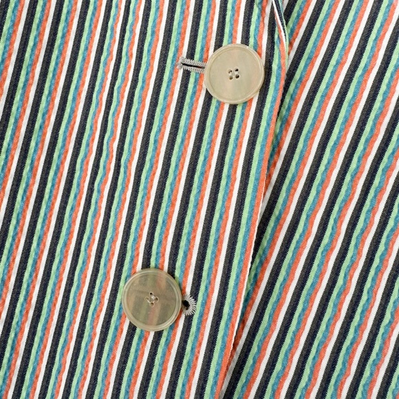 Akris Punto • Seersucker Two Button Blazer - Picture 11 of 15